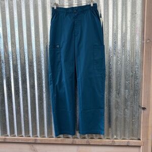 WonderWink Men's Cargo Pants in Caribbean